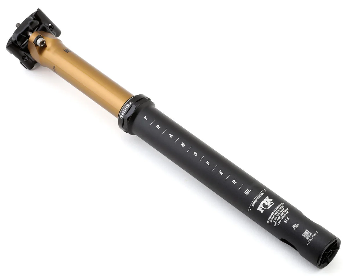 Fox Suspension Transfer SL Factory Dropper Seat Post (Kashima Coating) (31.6mm) (380mm) (100mm) (Internal Routing) (R...